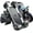 Black, variant on Motorcycle Phone Mount, [1s Auto Lock][100mph Military Anti-Shake] Bike Phone Holder for Bicycle, [10s Quick Install] Handlebar Phone Mount, Compatible with iPhone, Samsung, All Cell Phone