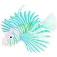 thumbnail image 1 of Artificial Lion Fish Luminous Fake Fish Aquarium Fish Tank Ornament Glow Simulation Animal Decoration (Blue), 1 of 7