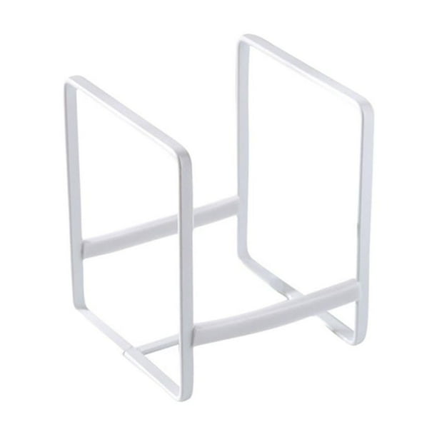 Escurridor de platos, organizador de platos, escurridor de platos independiente, ahorrador de espacio blanco S