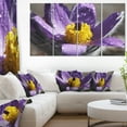 thumbnail image 1 of Purple Flower with Yellow Stigma - Floral Canvas Art Print, 1 of 3
