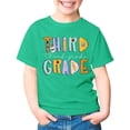 thumbnail image 3 of Third Grade Girls T Shirts Short Sleeve Back to School Prints Shirt Crewneck Kids Clothes 3-14 Years, 3 of 7