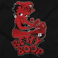thumbnail image 2 of Betty Boop Red Hot Biker Cartoon Hoodie Sweatshirt Women Brisco Brands S, 2 of 4