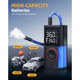 thumbnail image 2 of VacLife Cordless Tire Inflator Portable Air Compressor - Air Pump for Car Tires 150 psi, 2 of 5