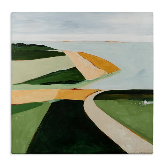 Stupell Industries Where The Land Breathes Canvas Wall Art design by Ruth Fromstein, 17 x 17