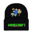 thumbnail image 1 of Minecraft Games Printed Beanie Hat Knitted Hat Kids Boys Girls Trend Classic Winter Woolly Warm Ski Cap Turn Up Gifts, 1 of 1