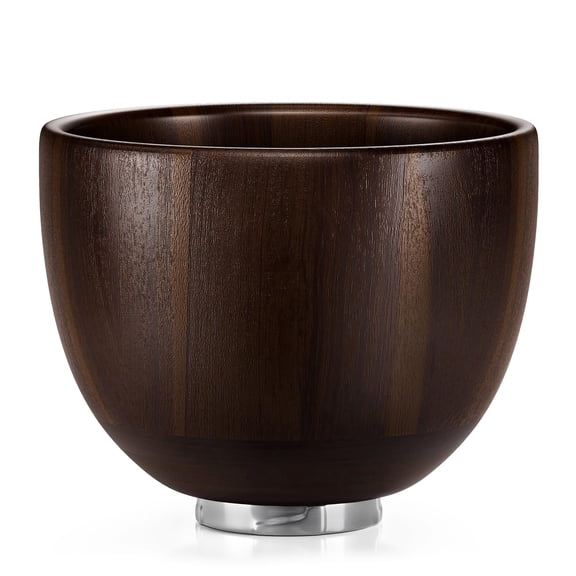 Wooden Bowl For Mixer - Kitchen Space Aid Wood Mixing Holder Stand Compatible With 4.5 & 5 Qt Tilt-head Models Dark