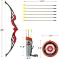 thumbnail image 2 of Fstop Labs 2 Pack Set Bow & Arrow Toy for Kids, Kids Archery Shooting Set with Target, Quiver and Suction Cup Arrows Kids Toys Age 5, 6, 7, 8, 9 Years Old Boys and Girls, 2 of 6
