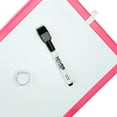 thumbnail image 4 of Pen+Gear Magnetic Dry Erase Board with Dry Erase Marker and Magnet, Pink, 8.5" x 11", 4 of 6