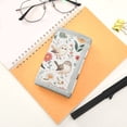 thumbnail image 7 of JIALIOU Nylon Trifold Card Wallet with ID Window Zipper Pocket for Men Women Teen Cute Birds and Sunflowers, 7 of 7