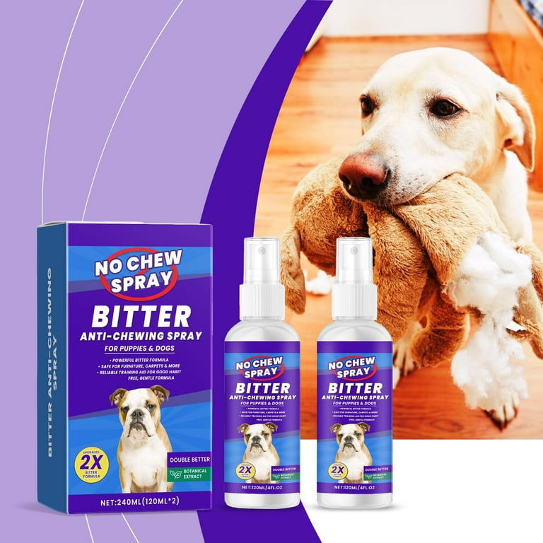 No Chew Spray for Dogs, Bitter Spray for Dogs Natural Training Aid