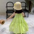 thumbnail image 5 of Girl's Summer Sundress Spaghetti Strap Sleeveless Tiered Dresses, 5 of 5
