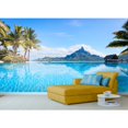thumbnail image 3 of Startonight Mural Wall Art Exotic Trees on the Lake - Beach Theme Photo Wallpaper 100" x 140", 3 of 4
