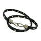 Bracelet en Cuir Noir Python Triple Wrap Strass – image 1 sur 3