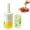 White, variant on Oil Dispenser Bottle With Heat Brush Glass Kitchen Container Silicone Basting Cooking BBQ Vinegar Grill Frying
