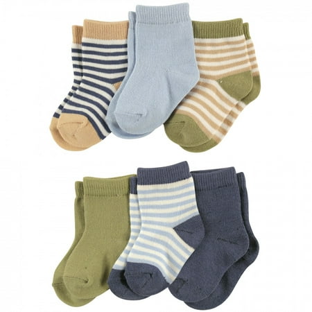 

Touched by Nature Baby Boy Organic Cotton Socks Boy Stripes 6-12 Months