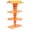 All Orange, variant on AmishToyBox.com Oriole Bird Feeder - Deluxe Triple Deck Jelly-Cup Oriole Feeder with Orange Holder Pegs - Made in The USA with Poly Wood Black and Orange