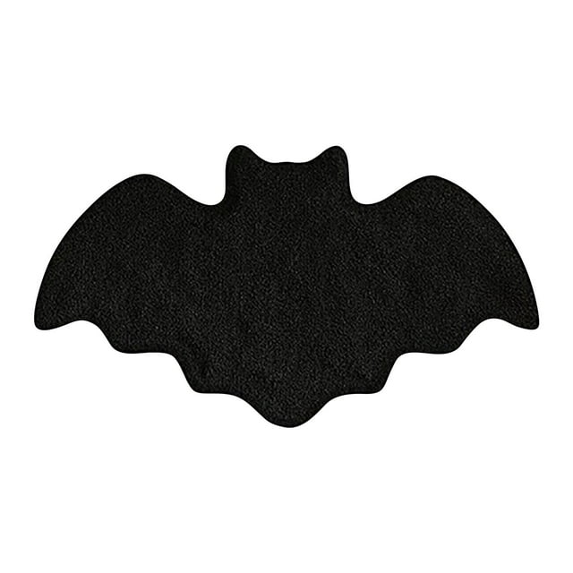 Alfombra decorativa de Halloween LSLJS, decoración otoñal para el hogar, suave y absorbente, antideslizante, con temática de Halloween, ideal para el baño, Acción de Gracias y Halloween.