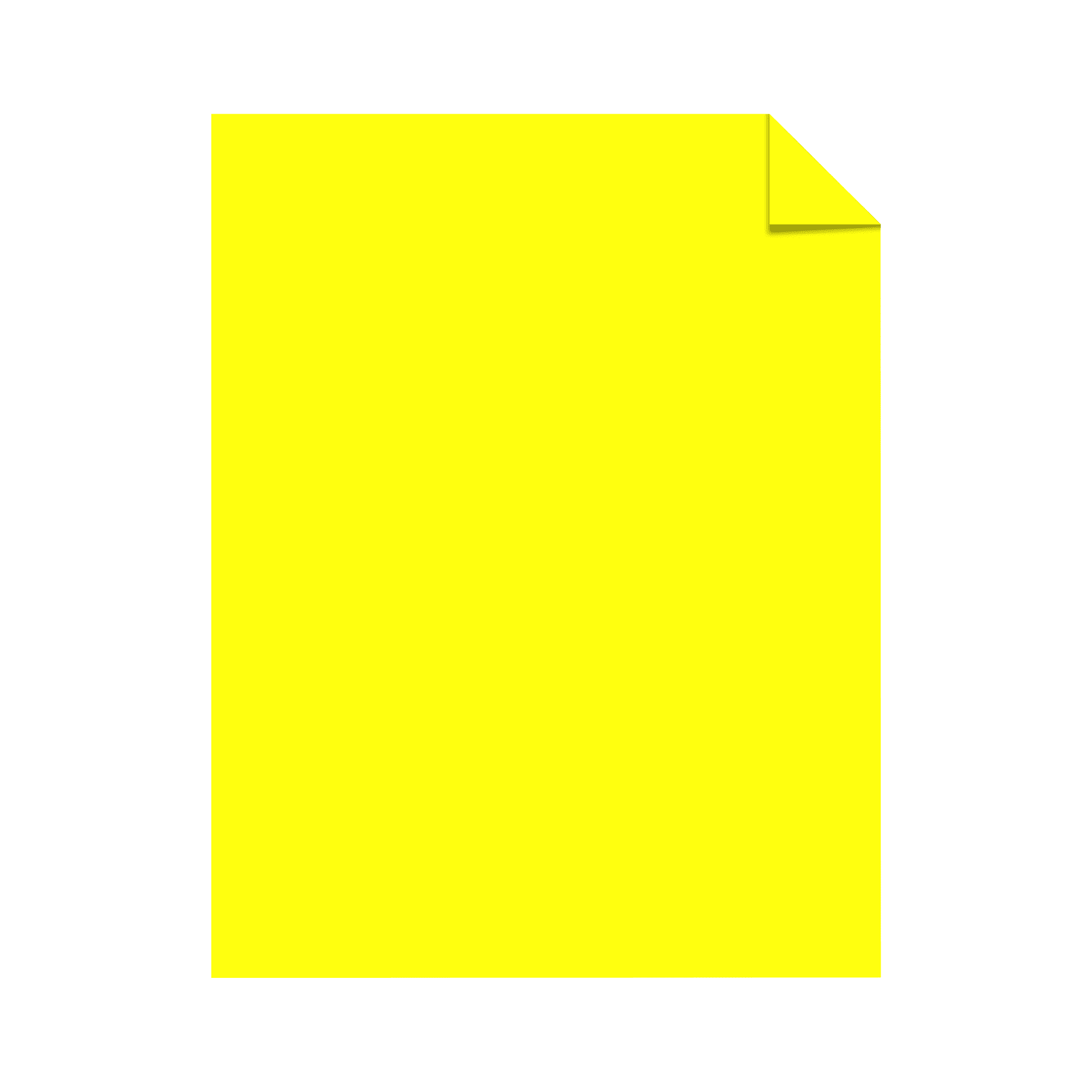 Bright Color Paper, Neenah Astrobrights®, Letter Paper Size, 24 Lb, FSC Certified®, Lift-Off Lemon, Ream Of 500 Sheets