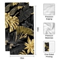 thumbnail image 2 of GZHJMY Bathroom Hand Towels Set of 2, Tropical Style Palm Leaves Soft Microfiber Face Towel, Quick Dry Kitchen Dish Towels, 30x15 Inch Anniversary Decorative Towels for Home, 2 of 8