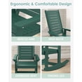 thumbnail image 6 of Pipopa Outdoor Rocking Chair,HDPE All Weather Patio Rocker for Lawn,Porch,Garden,Forest, 6 of 9