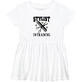 thumbnail image 3 of Inktastic Stylist in Training Girls Salon Girls Baby Dress, 3 of 5