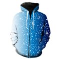 thumbnail image 1 of Winter Snowflake Pattern Men's Zipper Hoodie Spring Hip Hop Long Sleeve 3D Print Oversized Fashion Unisex Cool Teens Harajuku, 1 of 5