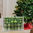 thumbnail image 3 of Caja de regalo con 100 adornos navideños para festivales, fiestas y bodas. Verde, 3 of 8