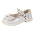 thumbnail image 1 of Zapatos de Cuero para Niñas Primavera y Otoño Zapatos Negros para Niñas Medianas y Grandes Zapatos de Bebé de Primavera con Suela Blanda para Niños, 1 of 6