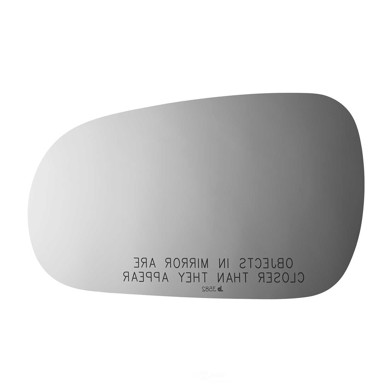Burco Side View Mirror Replacement Glass - Clear Glass - 3582