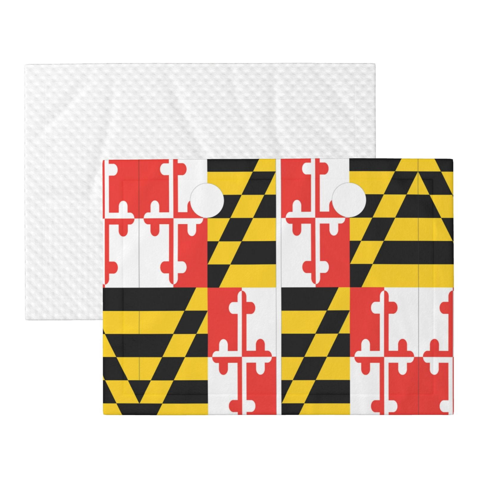 Maryland Flag Dog Blanket Soft Warm Flannel Cat Blanket Great Pet Throw for Cats Puppy Small Medium Large Dog