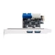 thumbnail image 5 of Seitruly Tarjeta adaptadora PCI-E a USB USB 3.0 Tarjeta de extensión de concentrador de velocidad de 5 Gbps con puertos duales de 20 pines 2piezas, 5 of 6