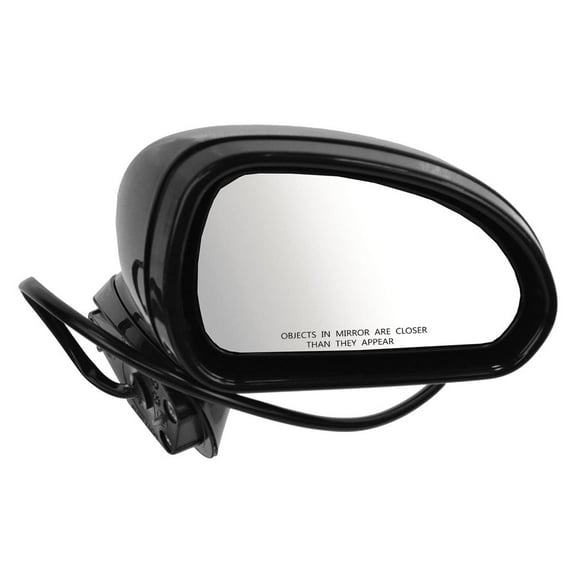 TRQ Mirror Power Black RH Right Passenger for 06-12 Mitsubishi Eclipse MRA06429