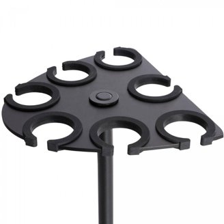 On Stage Stands MS7201B Round Base Microphone Stand - Black