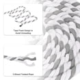 thumbnail image 3 of Uxcell 1/2Inch x 98Feet Natural Twisted Cotton Rope 3 Strand Tug of War Rope with Sealing Tape Grey White, 3 of 6
