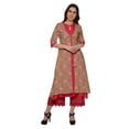 thumbnail image 2 of Moomaya Ensemble de Vêtements Traditionnels Indiens 3 Pcs pour Femmes Chanderi Pakistani, 2 of 5