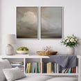 thumbnail image 2 of Framed Canvas Wall Art Set of 2 Vintage Cloudy Sky Prints for Living Room Decoration - 24"x36"x2 WHITE, 2 of 8
