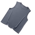 thumbnail image 4 of Men Tank Top Cooling Sleeveless Workout Vest Quick Drying for Home Training Sports Grey 2XL, 4 of 8