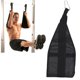 thumbnail image 5 of Juego de correas para levantamiento de pesas, abdominales, para colgar en la puerta, con anillas y cierre seguro para levantamiento de potencia, culturismo, fuerza y entrenamiento (negro), 5 of 7