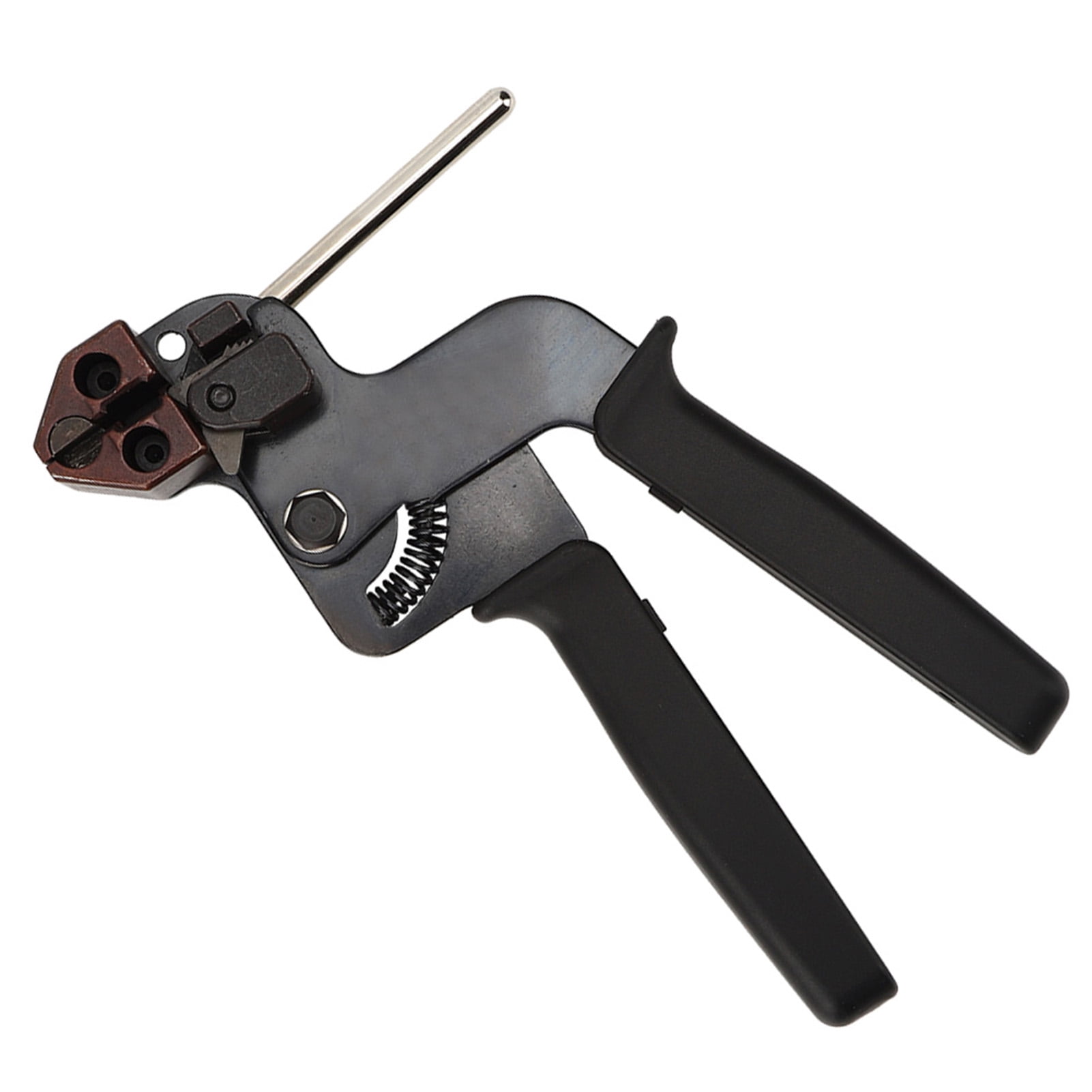 Cable Tie Fasten Gun Pliers Crimper Tensioner Cutter Stainless Steel Tools 