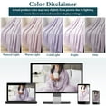 thumbnail image 6 of PAVILIA Lavender Purple Knit Throw Blanket for Couch, Twin Bed, Soft Knitted Farmhouse Sofa Throw for Living Room, Lightweight Decorative Summer Blanket for Chair, Outdoor Textured Boho Blanket, 60x80, 6 of 9