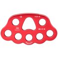thumbnail image 2 of Wweixi Climbing Rigging Plate Professional Outdoor Caving Equipment Mountaineer Accessories Load-bearing Point Divider Red, 2 of 6