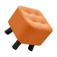 thumbnail image 1 of Guardoinrt Small Footstool Stable Step Stool Footrest Orange Office Room Entryway for Dressing Orange 28x28x28cm, 1 of 6