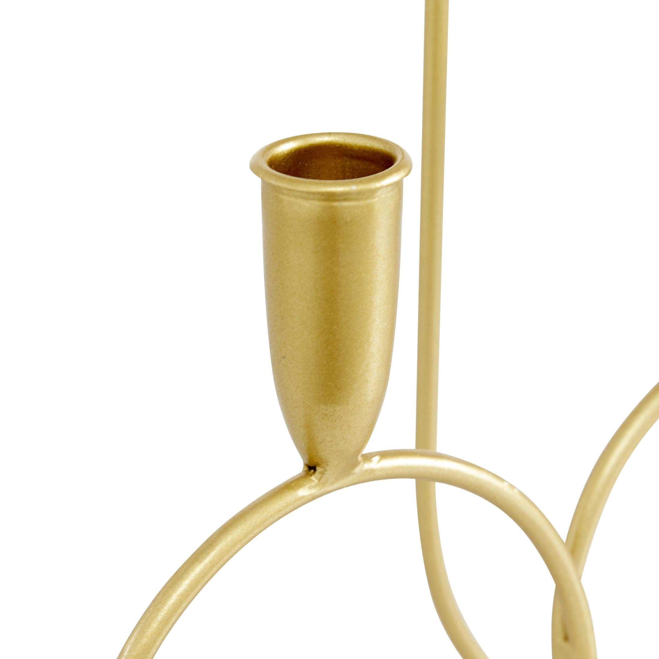 CosmoLiving by Cosmopolitan Gold Metal Candelabra