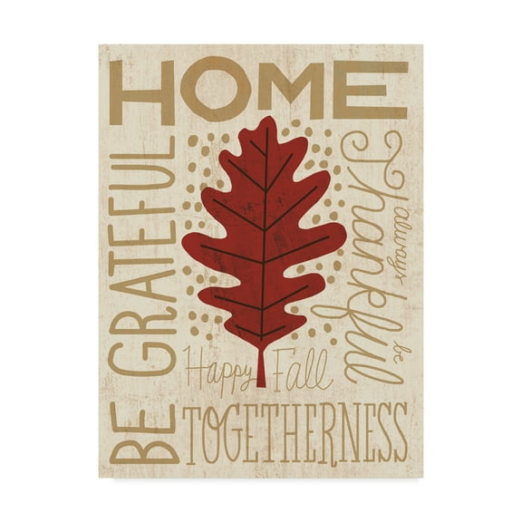 Trademark Fine Art 'Family Tree Leaf II' Canvas Art by Michael Mullan
