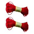 thumbnail image 2 of segolike 2 Pieces Rattail Satin Nylon Cord String Knot Braiding Rope Thread Red, 2 of 6