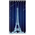 thumbnail image 1 of ABPHQTO Cortina de ducha de la Torre Eiffel de París Cortina de ducha impermeable 90x180 cm, 1 of 2