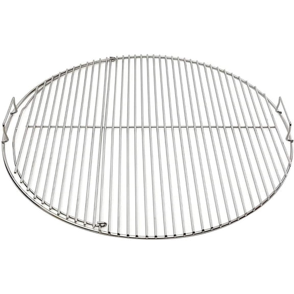 SnS Grills EasySpin 24" Stainless Hinged Grill Cooking Grate for Weber Summit and 24" Kettle Grills