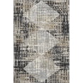 thumbnail image 2 of Addison Rugs Mayfield Premium Machine Washable Transitional Geometric Black Rectangle Rug, 9' X 12' Machine Washable Transitional Geometric Black Oversized Sherpa Throw Blanket, 2 of 6