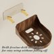 thumbnail image 4 of Estante de pared para cámara sin perforaciones con veta de madera de melocotón para el hogar, soporte para caja superior de enrutador, soporte para monitor, estante de plástico al por mayor, 4 of 6