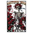 thumbnail image 1 of Grateful Dead Skeleton & Rose Textile Poster, 1 of 1